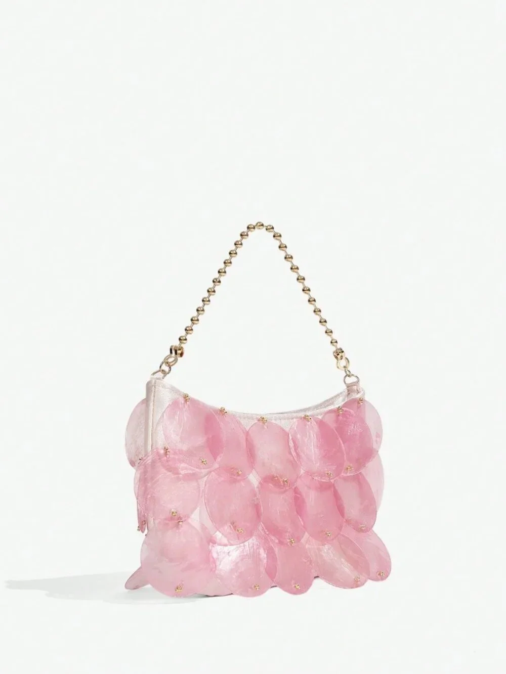 Baby Pink Glamorous Women's Top Handle Bag purse